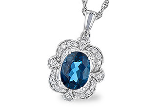 A318-97672: NECK 1.35 LONDON BLUE TOPAZ 1.50 TGW