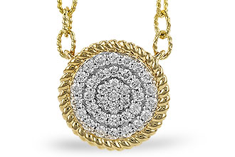 A319-90409: NECKLACE .32 TW (18")