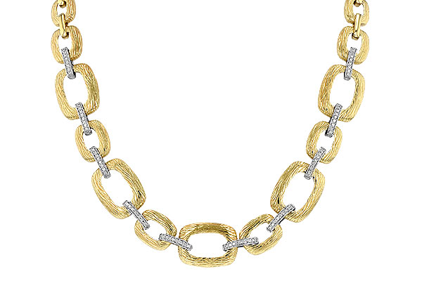 B052-54990: NECKLACE .48 TW (17 INCHES)