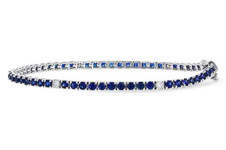 B320-74072: BRACELET 3.27 TW SAPP 3.52 TGW (7")