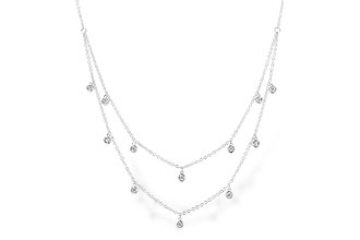 D319-83172: NECKLACE .22 TW (18 INCHES)