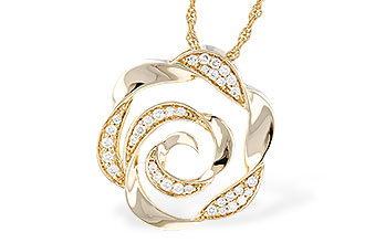 E319-84945: NECKLACE .20 TW