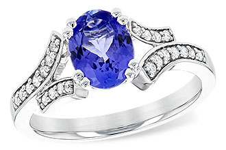 F236-24999: LDS RG 1.15 TANZANITE 1.30 TGW