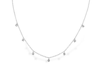 G319-83172: NECKLACE .12 TW (18")