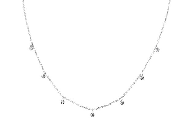 G319-83172: NECKLACE .12 TW (18")