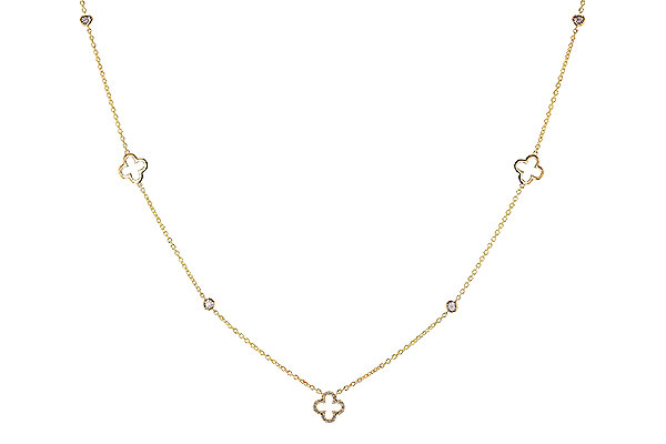G320-74963: NECKLACE .20 TW (18")
