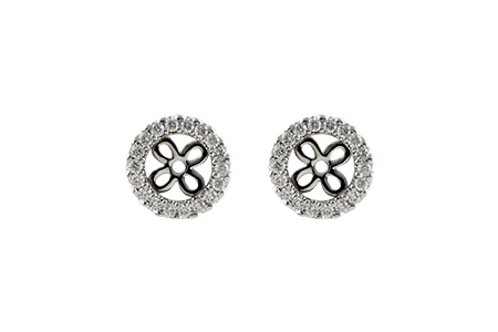 H233-49472: EARRING JACKETS .24 TW (FOR 0.75-1.00 CT TW STUDS)