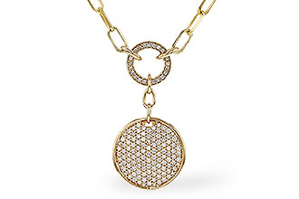 L320-74935: NECKLACE .92 TW (17")