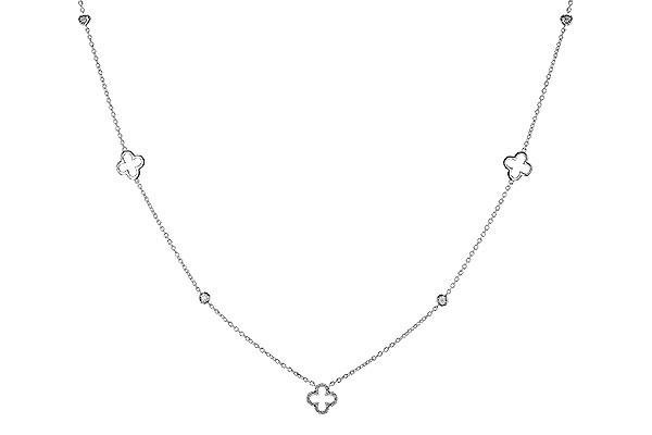 G320-74963: NECKLACE .20 TW (18")